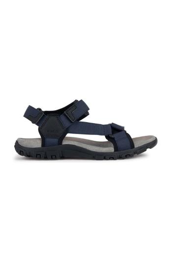 Sandále Geox UOMO SANDAL STRADA pánske, tmavomodrá farba