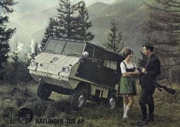 Schuco Steyr Puch Haflinger 1:18 1:18 model nákladného vozidla