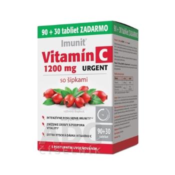 Imunit Vitamín C 1200 mg URGENT so šípkami