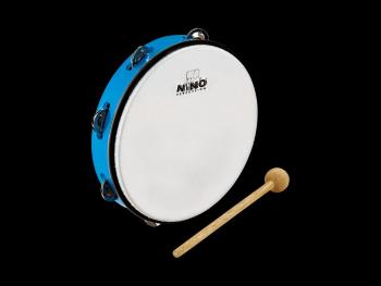 NINO ABS TAMBOURINE 10" SKY BLUE