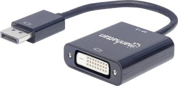 Manhattan 152228 DisplayPort adaptér [1x zástrčka DisplayPort - 1x DVI zásuvka 24+1-pólová] čierna  23.00 cm