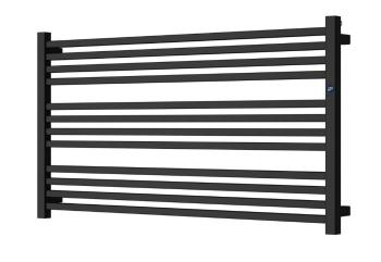 HOPA - Kúpeľňový radiátor STICK LEVEL - Farba radiátora - C31 čierna matná, Rozmer radiátora - 800 × 555 mm, výkon 433 W, Typ pripojenia - Klasické (spodné) RADSTIL806031