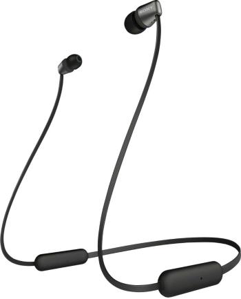 Sony WI-C310 Bluetooth  štupľové slúchadlá do uší regulácia hlasitosti, Headset čierna