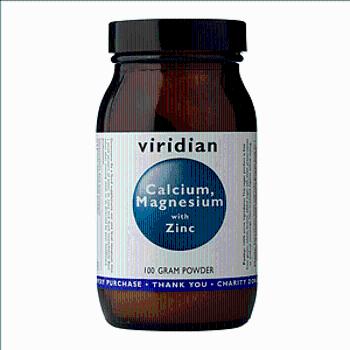 Viridian Calcium Magnesium with Zinc 100 g (Vápník, Hořčík a Zinek)