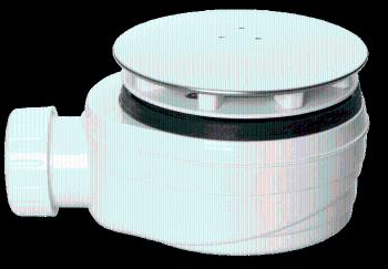 Sifón Optima k sprchovej vaničke priemer 90 mm, nízky chróm ESLIMCR90