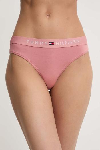 Tangá Tommy Hilfiger ružová farba, UW0UW04146