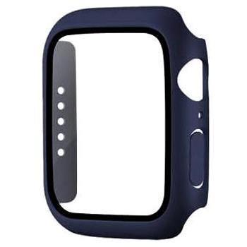 COTEetCI polykarbonátové puzdro s ochranou displeja pre Apple Watch 7 45 mm modré (25003-BL)