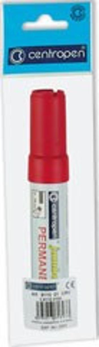 Značkovač Centropen 9110 Jumbo permanent červený klinový hrot 2-10mm
