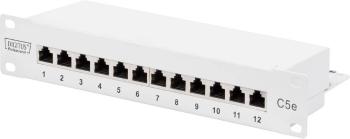 Digitus  12 portů sieťový Patchpanel CAT 5e 1 U