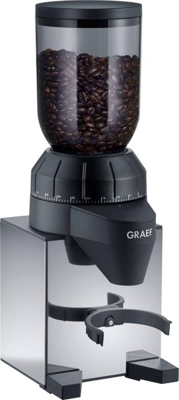 Graef CM820EU CM820EU mlynček na kávu  nerezová oceľ, čierna kužeľový drvič
