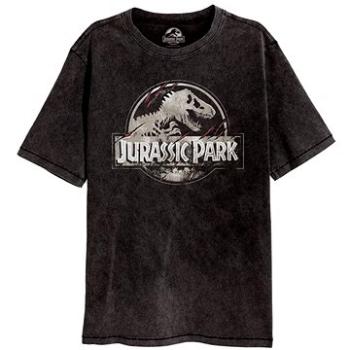 Jurassic Park|Jurský park – Scratched Logo – tričko (GMERCHd403nad)