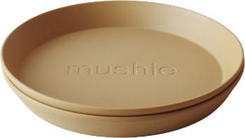 Mushie Okrúhly tanier - Mustard 2 ks