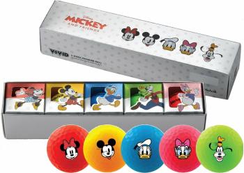 Volvik Vivid Disney 5 Pack Golf Balls Mickey and Friends Golfové lopty