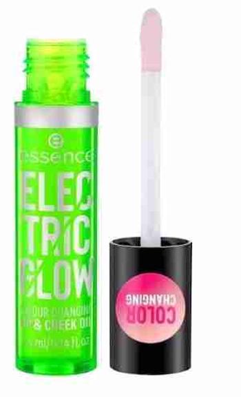 essence farbumeniaci olej na pery & líčka ELECTRIC GLOW