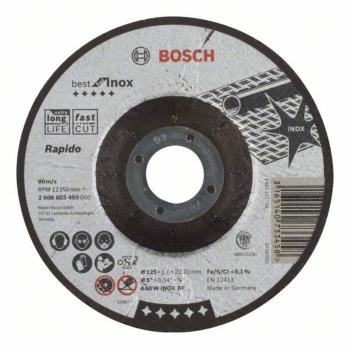Bosch Accessories 2608603493 2608603493 rezný kotúč lomený  125 mm 22.23 mm 1 ks
