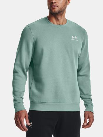 Under Armour UA Essential Fleece Crew Mikina Zelená