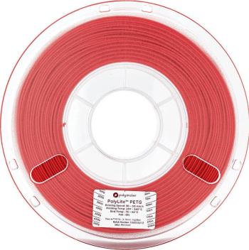 Polymaker 70643  vlákno pre 3D tlačiarne PETG plast  1.75 mm 1 kg červená PolyLite 1 ks