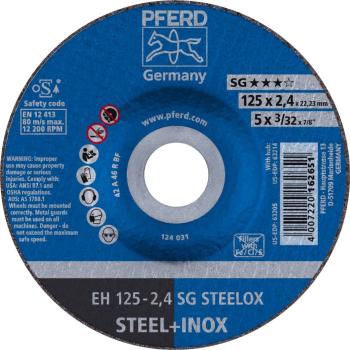 PFERD SG STEELOX 61341222 rezný kotúč lomený  125 mm 22.23 mm 25 ks