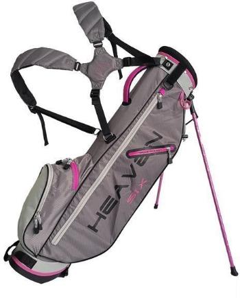 Big Max Heaven 6 Charcoal/Silver/Fuchsia Stand Bag