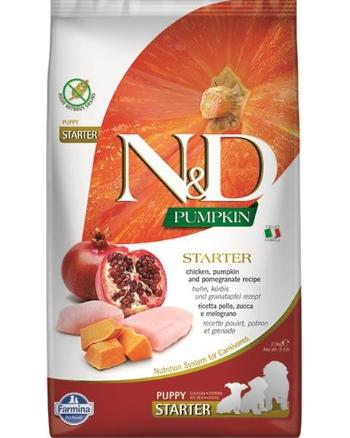 Farmina N&D dog PUMPKIN (GF) puppy starter all breeds, chicken & pomegranate 2,5kg