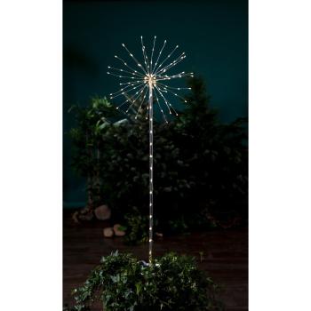 Vonkajšia zapichovatelná svetelná dekorácia Star Trading Outdoor Firework Anathe, výška 100 cm