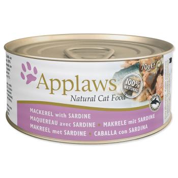 Konzerva APPLAWS Cat Mackerel & Sardine 70 g