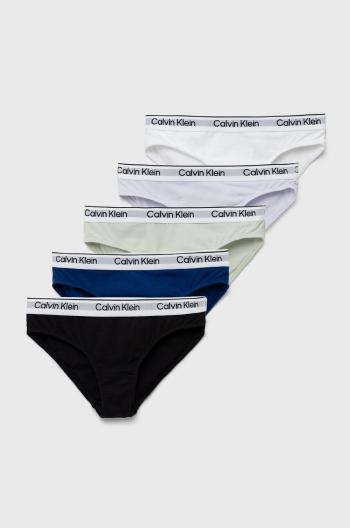 Detské nohavičky Calvin Klein Underwear 5-pak šedá farba