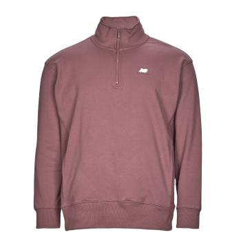 New Balance  Athletics 90's 1/4 Zip Mock Sweatshirt  Mikiny Bordová