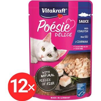 Vitakraft Cat mokré krmivo Poésie Délice treska tmavá 12× 85 g (KRMK0364ss)