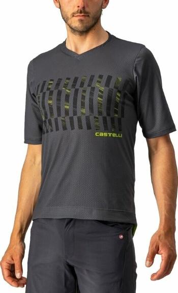 Castelli Trail Tech SS Dres Dark Gray/Black/Electric Lime S