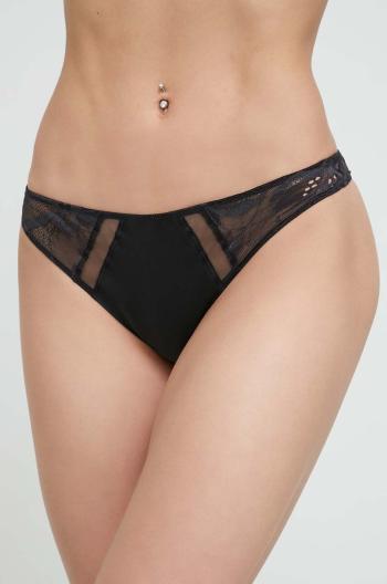 Tangá Calvin Klein Underwear čierna farba