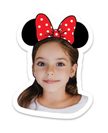 Personalizovaný zápich na tortu -  Minnie Mouse