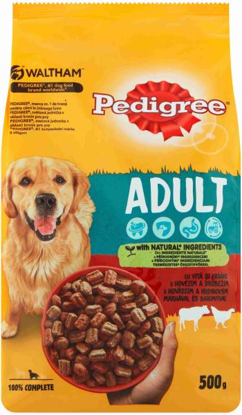 PEDIGREE Granule Adult s hovädzím a hydinovým 500g