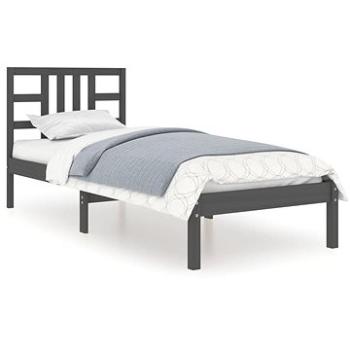 Rám postele čierny masívne drevo 90 × 190 cm Single, 3105374