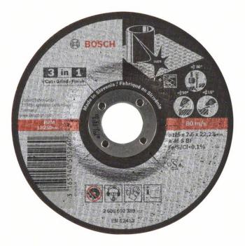 Bosch Accessories  2608602389 rezný kotúč lomený  125 mm 22.23 mm 1 ks