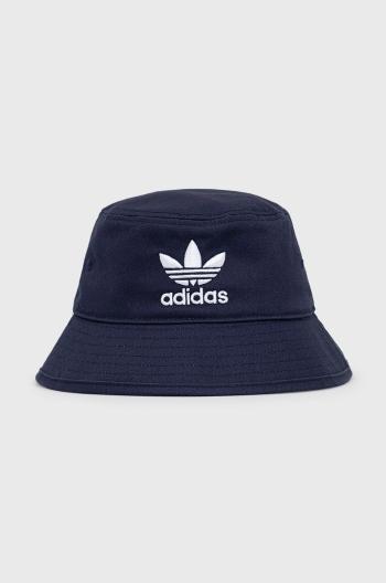 Bavlnený klobúk adidas Originals tmavomodrá farba, bavlnený