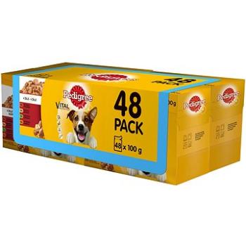 Pedigree kapsička mäsový výber v želé pre dospelých psov 48× 100 g (5900951249334)