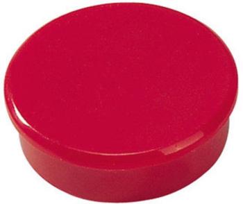 Dahle magnet  (Ø x v) 38 mm x 7 mm facetový okraj, guľatý červená 1 ks 95538-20984