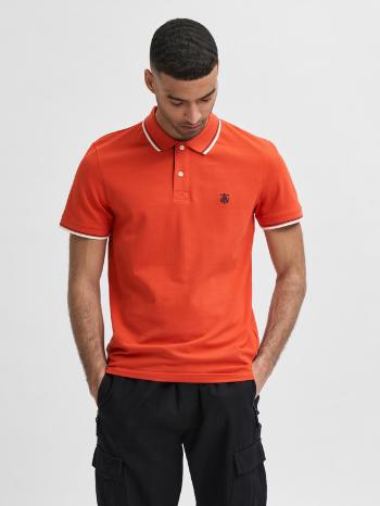 Selected Homme New-Season Polo tričko Oranžová