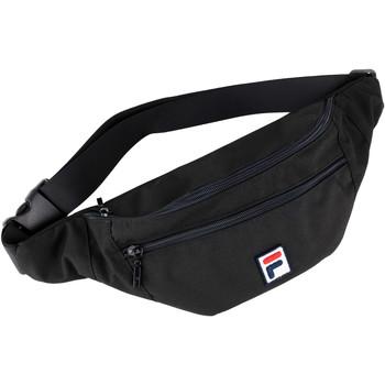 Fila  Športové tašky Bissau Coated Canvas Double Zipper Waist Bag  Čierna