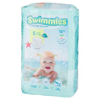 SWIMMIES Plienkové nohavičky S 4-9kg 12 kusov