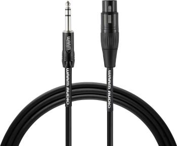 Warm Audio Pro Series XLR prepojovací kábel [1x XLR zásuvka - 1x jack zástrčka 6,35 mm] 1.80 m čierna
