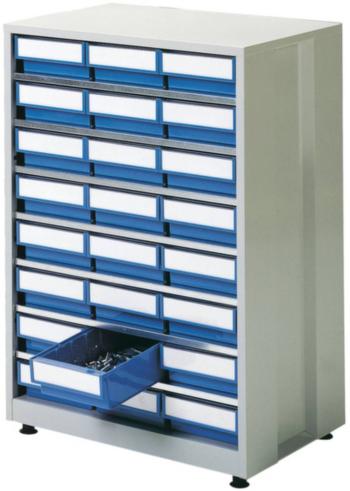 Treston 2440-6 skladová skriňa   (š x v x h) 605 x 870 x 410 mm svetlo sivá, modrá 1 ks