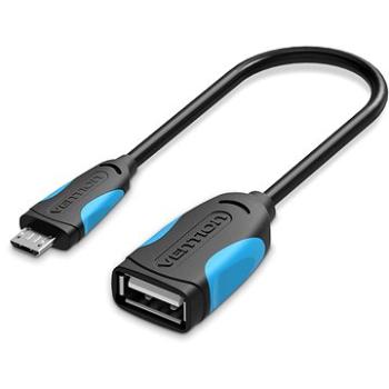 Vention USB2.0 -> micro USB OTG Cable 0,25 m Black (VAS-A07-B025)