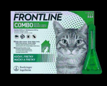 Frontline Combo spot-on pre mačky 3 x 0.5 ml