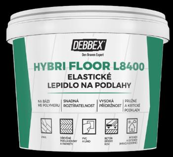 HYBRI FLOOR L8400 - Elastické lepidlo na podlahy svetlo hnedá 15 kg