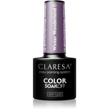 Claresa SoakOff UV/LED Color Winter Wonderland gélový lak na nechty odtieň 8 5 g