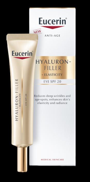 Eucerin Hyaluron-Filler+Elasticity očný krém SPF20 15 ml