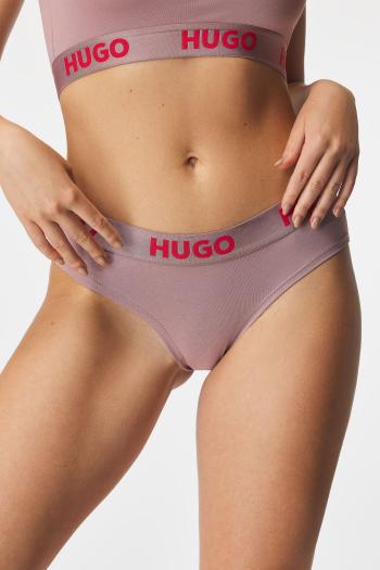 Klasické nohavičky Hugo Sporty Purple