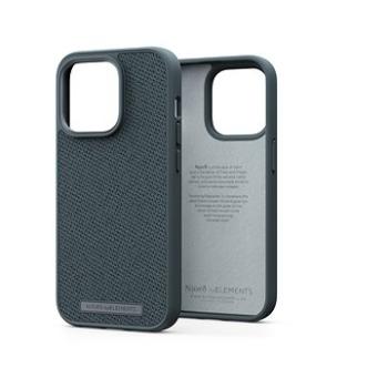 Njord iPhone 14 Pro Woven Fabric Case Dark Grey (NA43TN09)